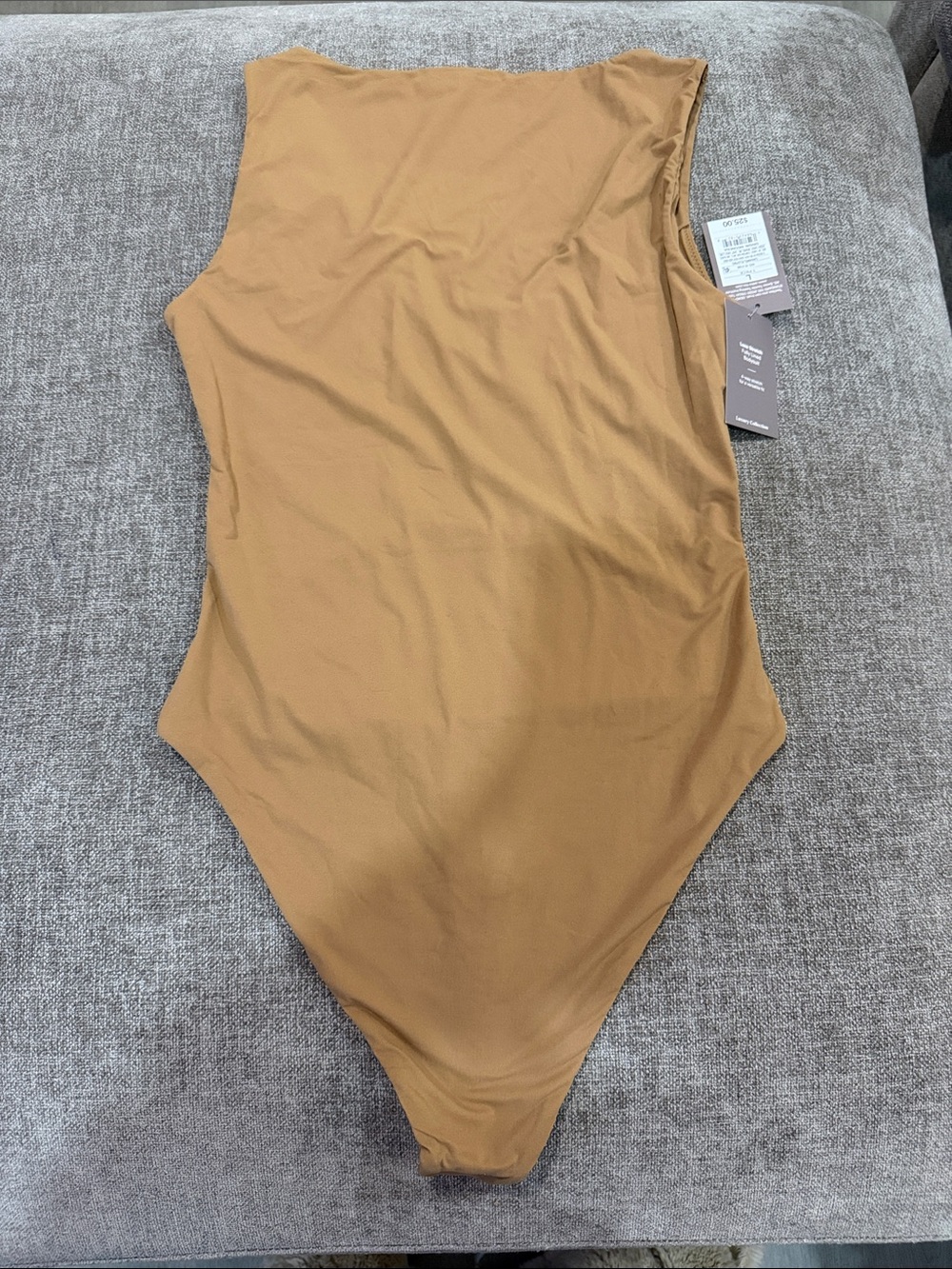 Women Solid Carmel One-Piece